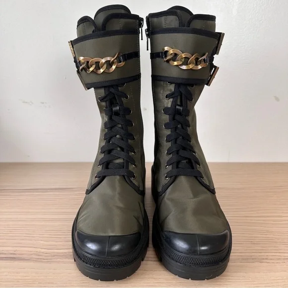 Madison Maison x Palladium Ranger Boot Women Sz 6 Vegan Army RARE 90's $495 - Picture 13 of 16